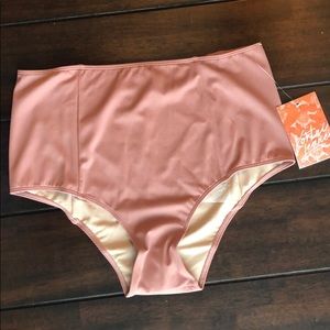 NWT Kortni Jeane Ribbed Dusty Rose bottoms